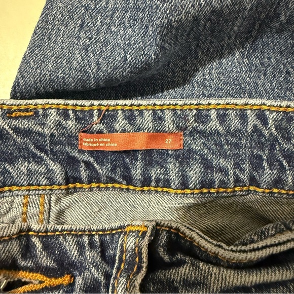 Pilcro The Vintage Straight Leg Jeans with Distressed Details - Picture 6 of 10